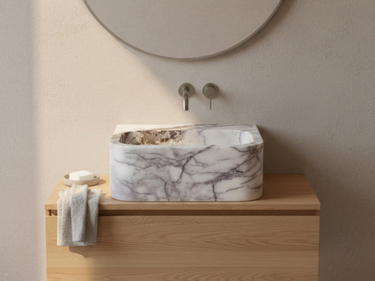 Lilac Marble Sink